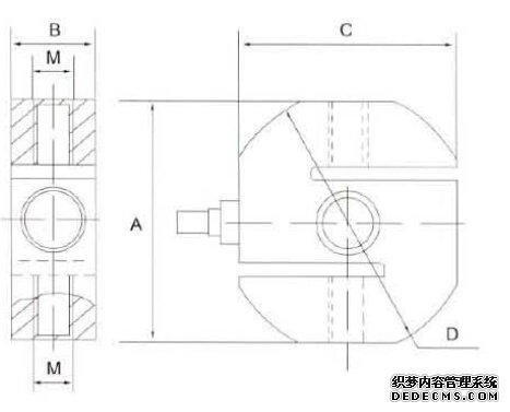 美國(guó)sensolink稱(chēng)重傳感器 SLZ2R產(chǎn)品尺寸